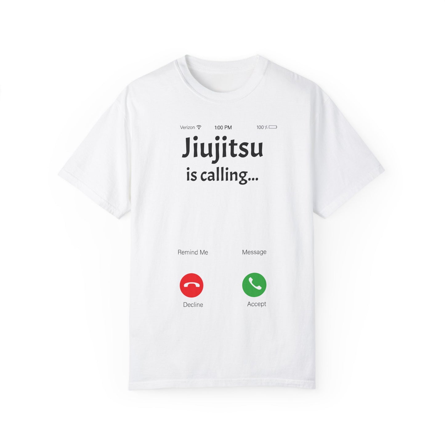 JIUJITSU IS CALLING Unisex Garment-Dyed T-shirt