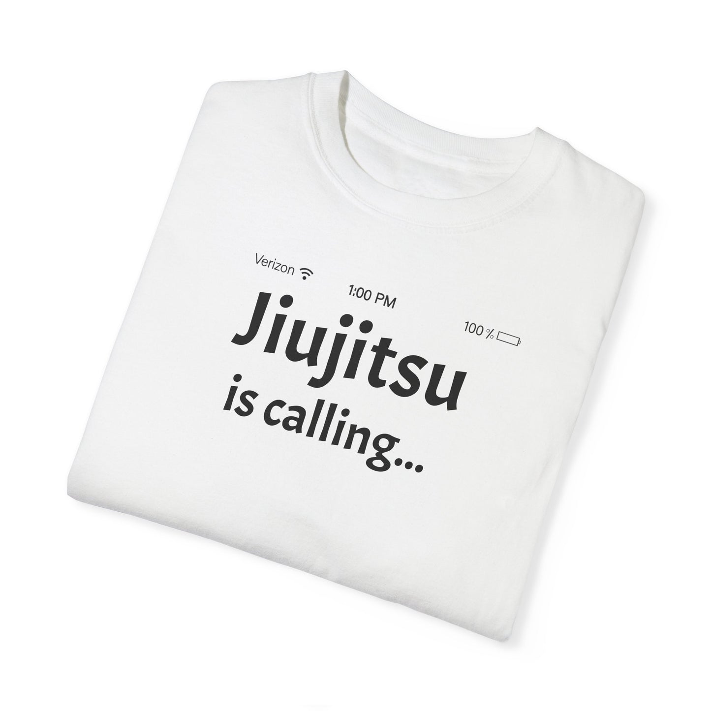 JIUJITSU IS CALLING Unisex Garment-Dyed T-shirt